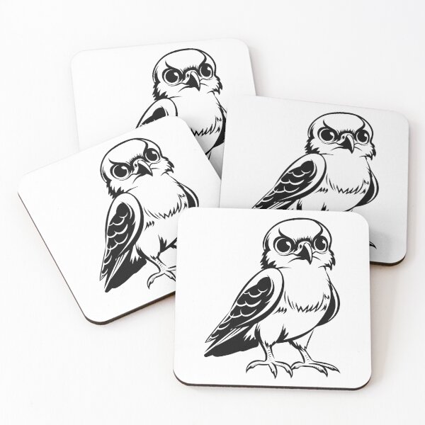 Item preview, Baby Falcon Hatchling Peregrine Bird Prey Raptor Chicks designed and sold by inkoutninja.