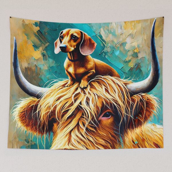 Item preview, Highland Dachshund designed and sold by ChrisButler.