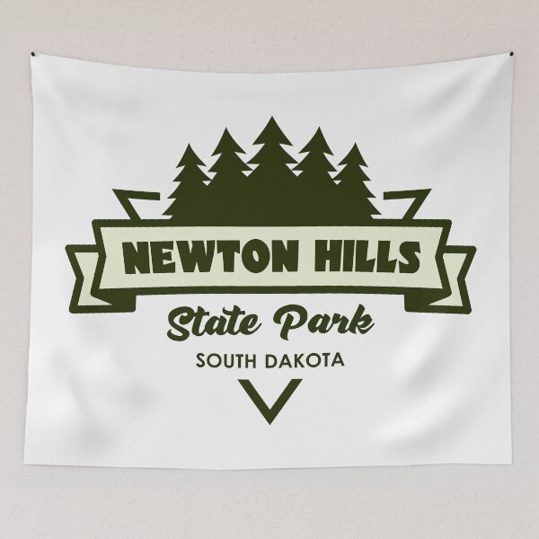 Item preview, Newton Hills State Park South Dakota Trees And Ribbon designed and sold by bivenart.
