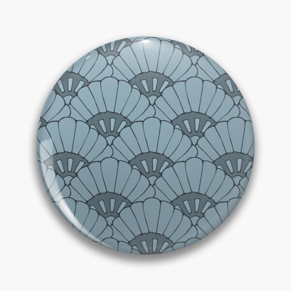 Item preview, seashell overlap blu gray designed and sold by RhoQA.
