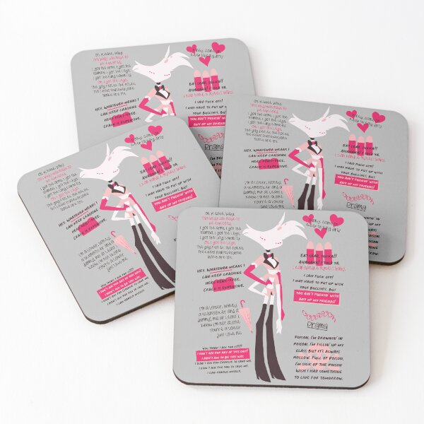 Item preview, Angel Dust Minimalist Quotes designed and sold by Kat-su.