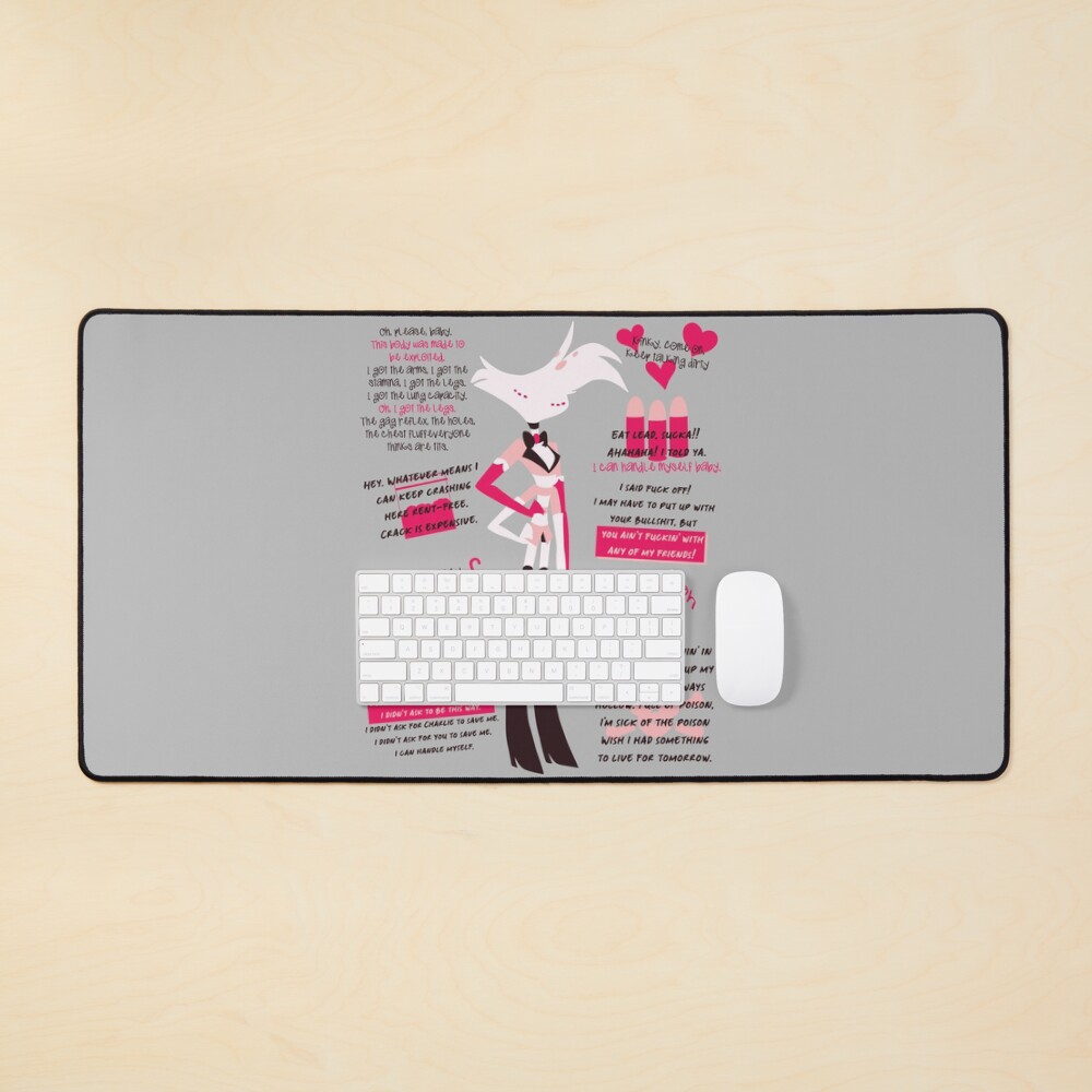 Angel Dust Minimalist Quotes Sticker