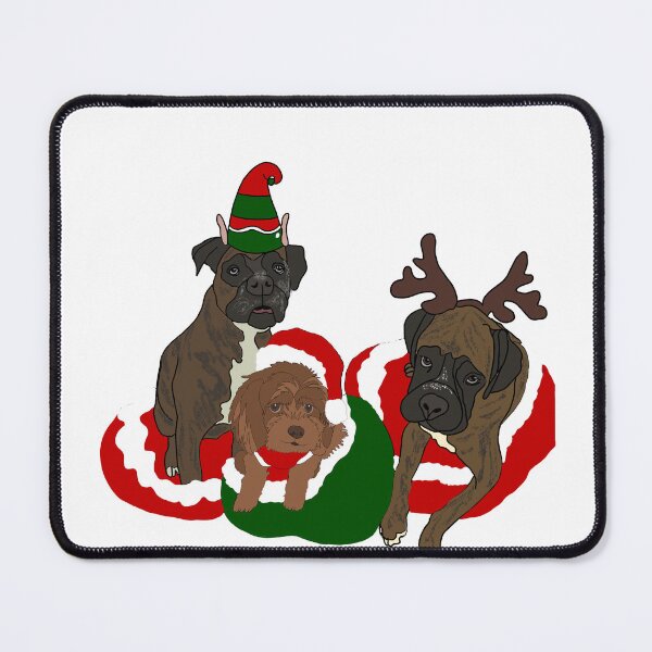Item preview, All I want for Christmas with Boxers designed and sold by RainbowRemedy.