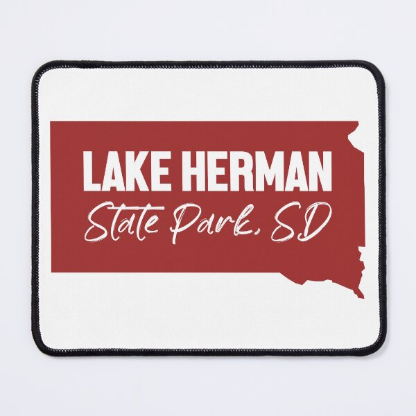Item preview, Lake Herman State Park South Dakota Map designed and sold by bivenart.