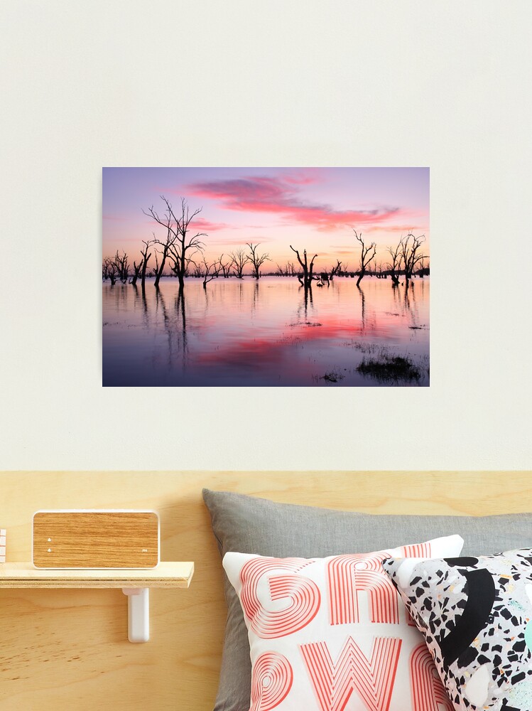 Thumbnail 2 of 3, Photographic Print, Lake Victoria Dawn, Australia designed and sold by Chockstone.