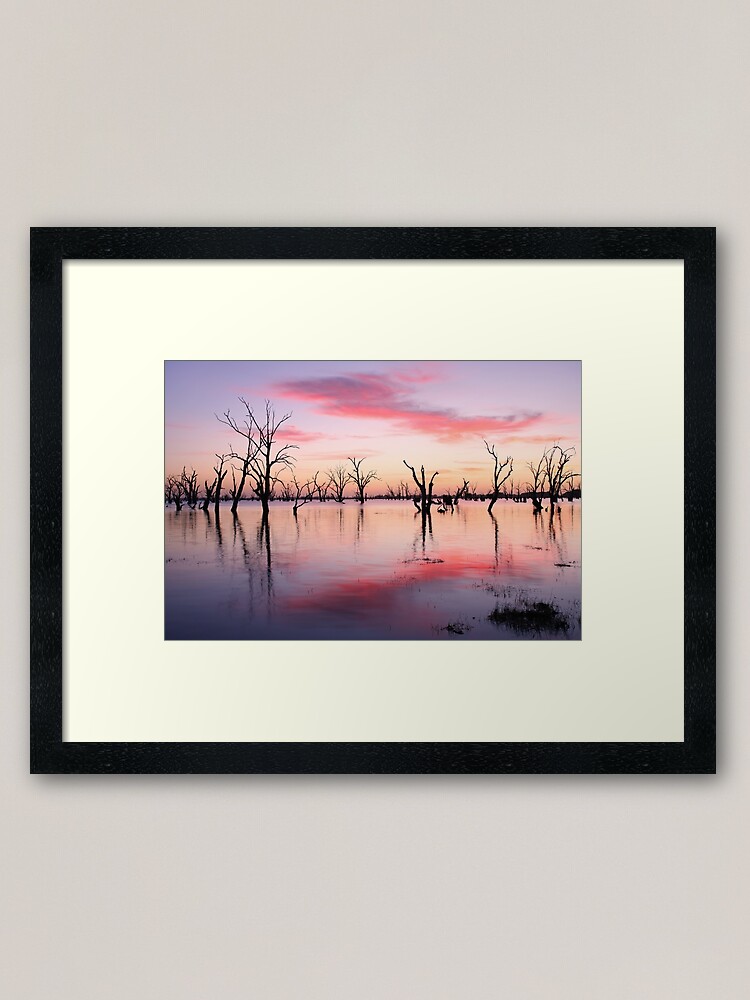 Thumbnail 1 of 7, Framed Art Print, Lake Victoria Dawn, Australia designed and sold by Chockstone.