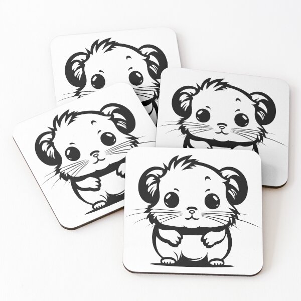 Item preview, Baby Hamster Fluffy Pup Newborn Dwarf Litter Pet Rodent designed and sold by inkoutninja.