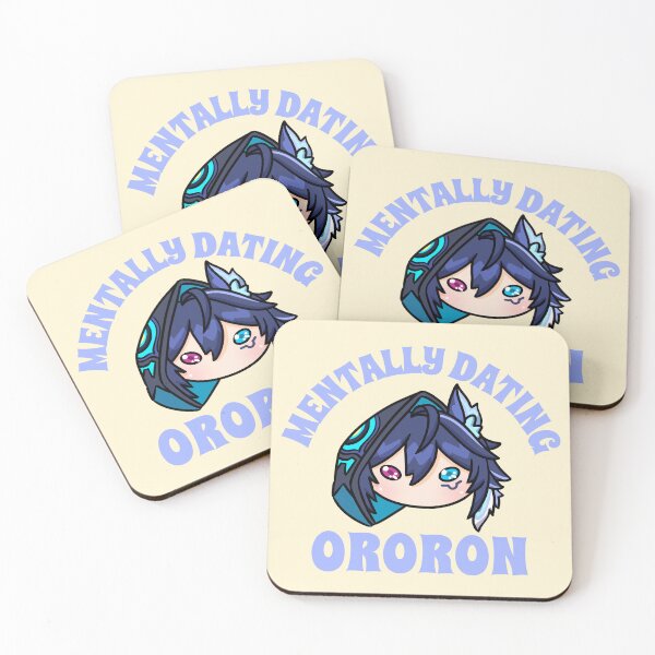 Item preview, Genshin Impact mentally dating Ororon typography Morcaworks designed and sold by Morcawork.