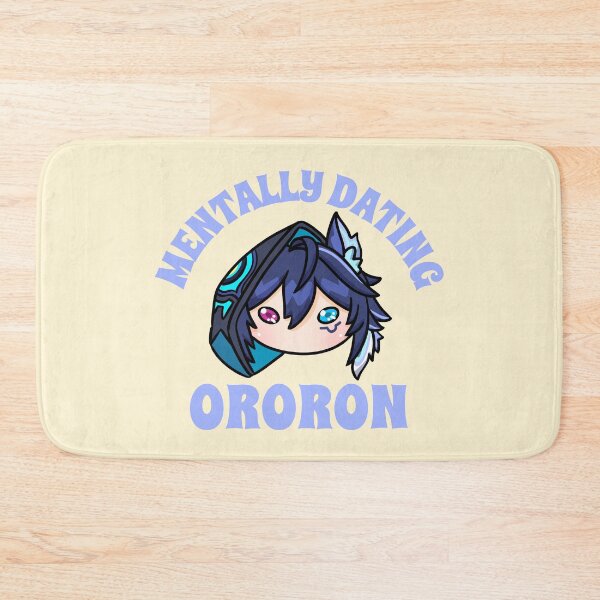 Item preview, Genshin Impact mentally dating Ororon typography Morcaworks designed and sold by Morcawork.