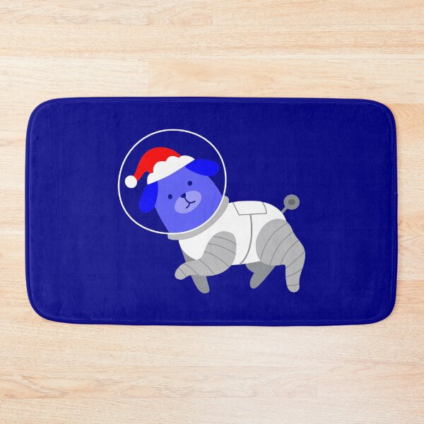 Item preview, astronaut dog ugly christmas santa designed and sold by Gossip Rag.
