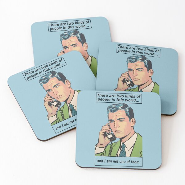 Item preview, Pop art comic book style. There are two kinds of people designed and sold by hitNmiss.