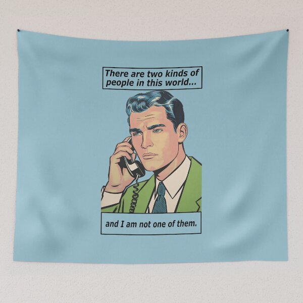 Item preview, Pop art comic book style. There are two kinds of people designed and sold by hitNmiss.