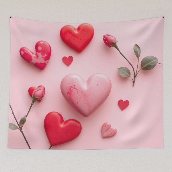 Item preview, Heart Pattern #3 designed and sold by Kaleidoscope Print.