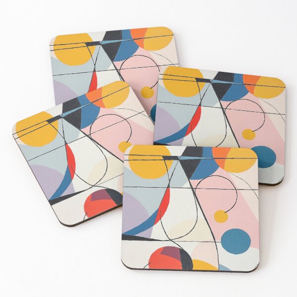 Item preview, Wassily Kandinsky Shapes Composition designed and sold by maniacfitness.