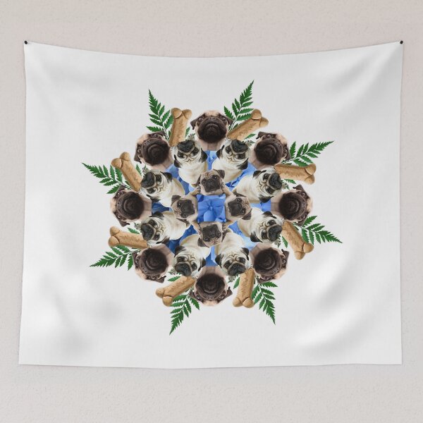 Item preview, Pug mandala designed and sold by burenkaUA.