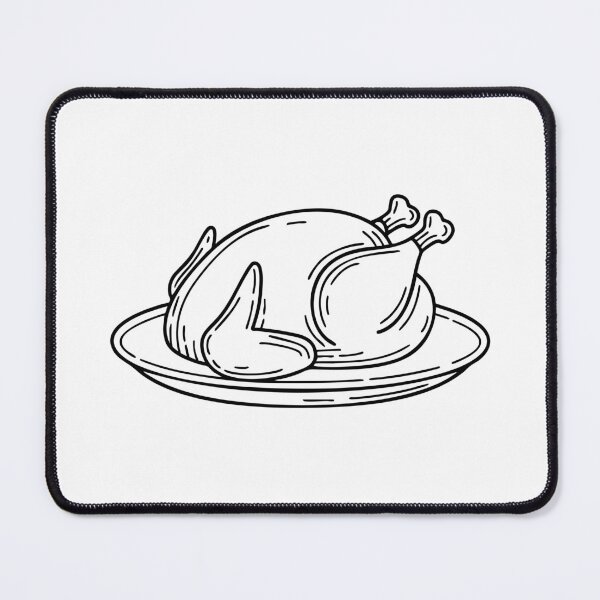 Item preview, A Roasted Chicken on a Platter designed and sold by rasagamastore.