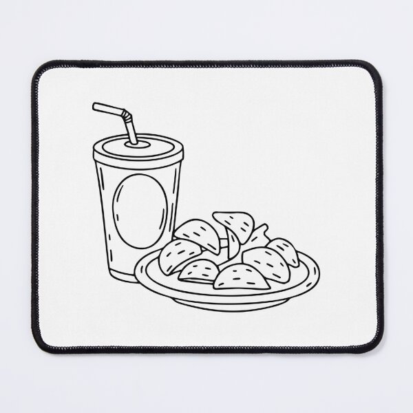 Item preview, A Plate of Potato Chips with Soda designed and sold by rasagamastore.