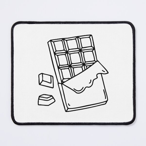 Item preview, A Chocolate Bar with Pieces Broken Off designed and sold by rasagamastore.