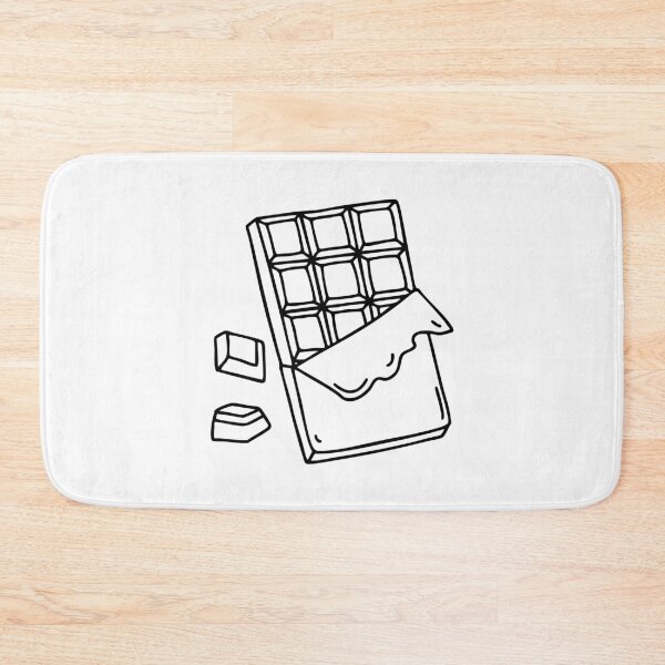 Item preview, A Chocolate Bar with Pieces Broken Off designed and sold by rasagamastore.