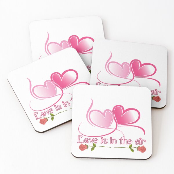 Item preview, Love Is in the Air Romantic Hearts designed and sold by Nathaphat514.