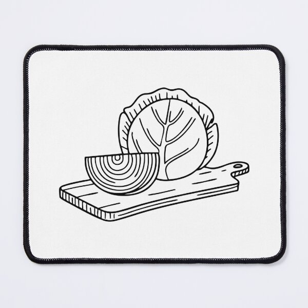 Item preview, Cabbage on a Wooden Board designed and sold by rasagamastore.