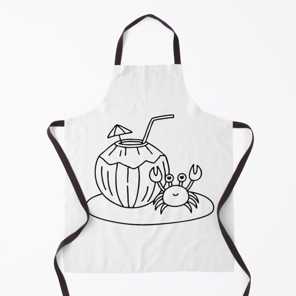 Item preview, A Crab Beside Coconut on a Sandy Beach designed and sold by rasagamastore.