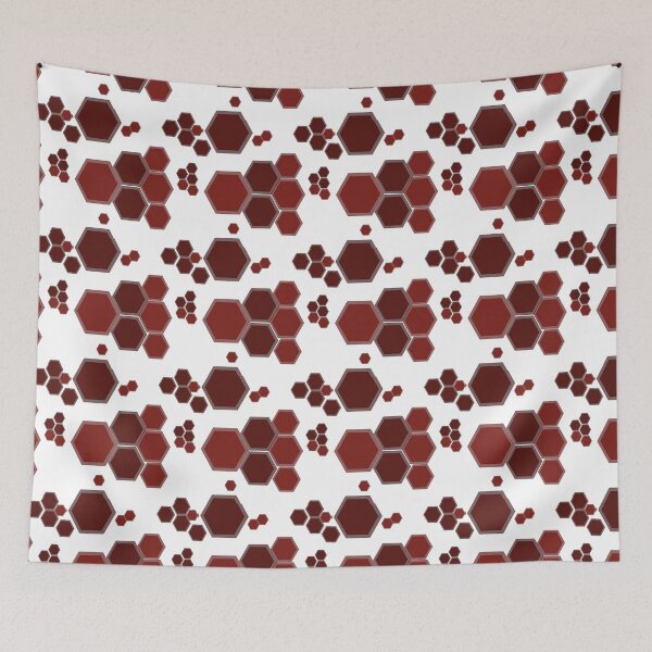 Item preview, Hexagons on White 01 designed and sold by mikor.