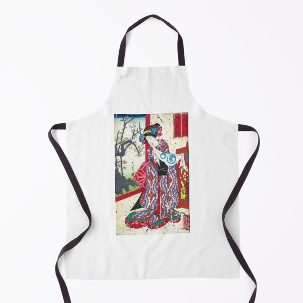 Item preview, Graceful Woman with a Handkerchief: Plum Blossoms in Early Spring (1853-1861) designed and sold by Kina-design.