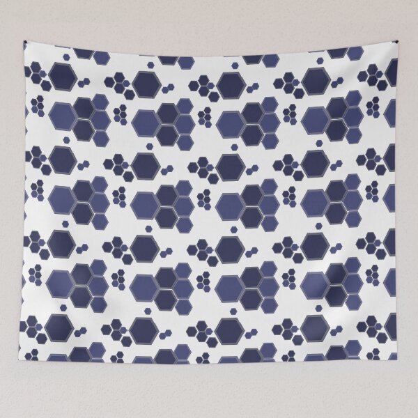 Item preview, Hexagons on White 09 designed and sold by mikor.