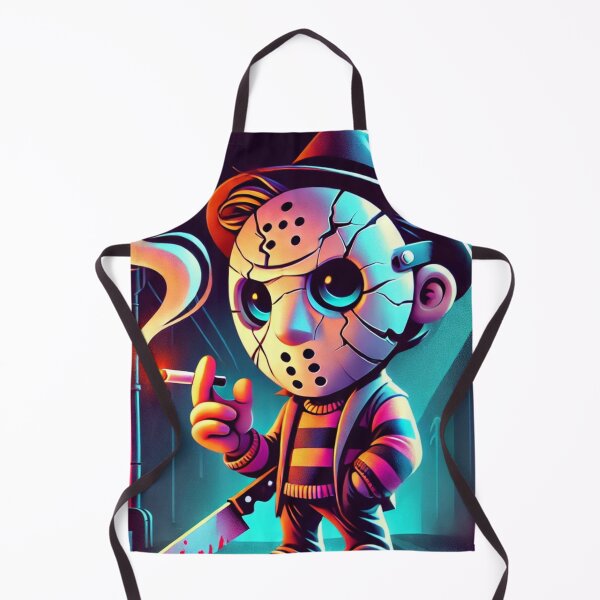Artikelvorschau, Gruseliger Slasher mit Maske und Zigarette entworfen und verkauft von mkzmerch.