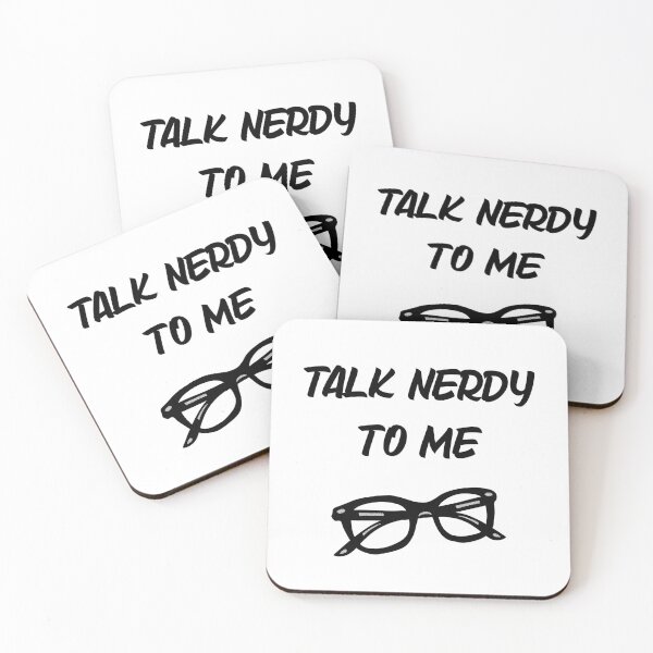 Item preview, Talk Nerdy To Me - Geek Chic Art designed and sold by nomadraconteur.