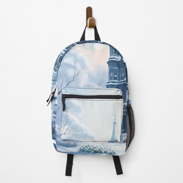 Item preview, Frozen Mansion Enveloped in Christmas Snow designed and sold by GrizzlyCollective.