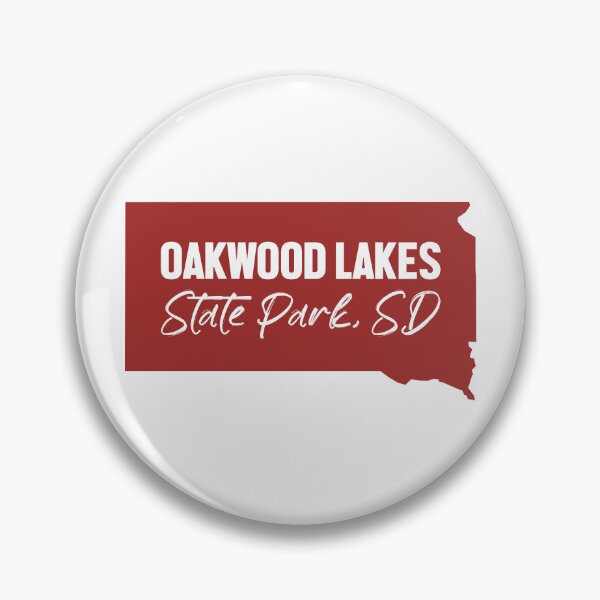 Item preview, Oakwood Lakes State Park South Dakota Map designed and sold by bivenart.