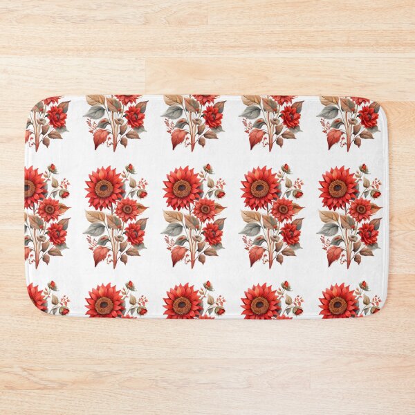 Item preview, Red Sunflowers designed and sold by HOMETOWN86.