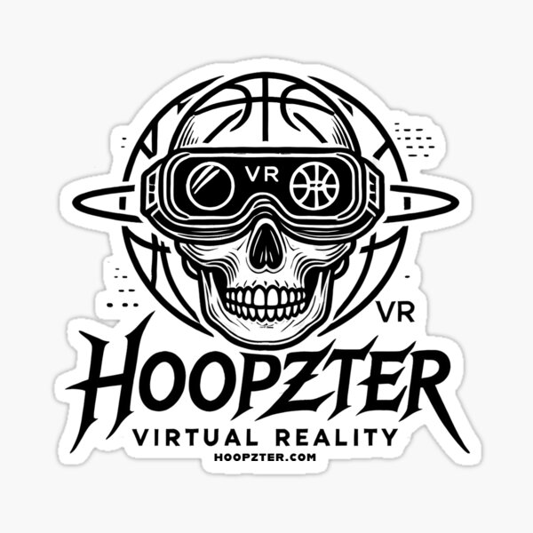 VR Hoopzter Skull Sticker