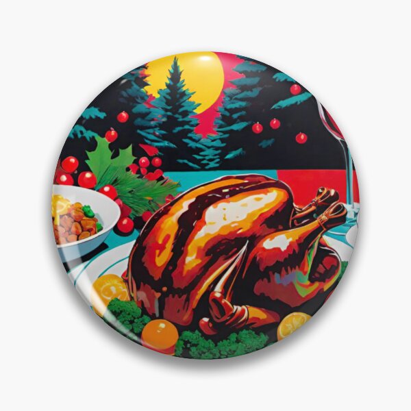 Item preview, Christmas Feast with Turkey as Centerpiece designed and sold by GrizzlyCollective.