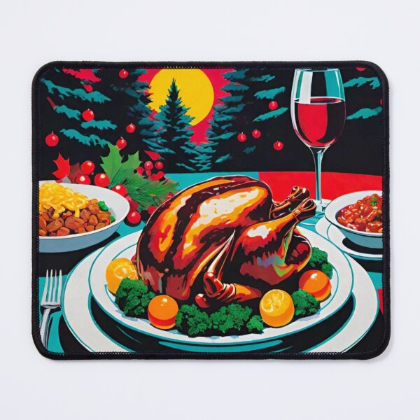 Item preview, Christmas Feast with Turkey as Centerpiece designed and sold by GrizzlyCollective.