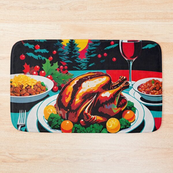 Item preview, Christmas Feast with Turkey as Centerpiece designed and sold by GrizzlyCollective.