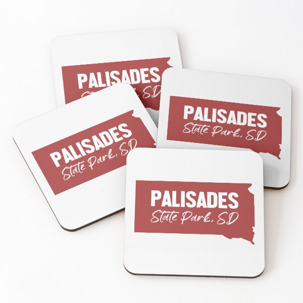 Item preview, Palisades State Park South Dakota Map designed and sold by bivenart.