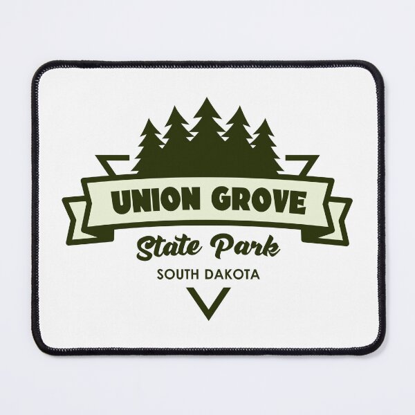Item preview, Union Grove State Park South Dakota Trees And Ribbon designed and sold by bivenart.