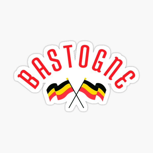 Aperçu de l'œuvre Drapeaux de BASTOGNE Belgique créée et vendue par BL Travel Designs.