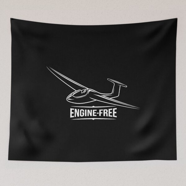 Item preview, Engine-Free Glider Plane Pilot Sailplane aerial floating soaring designed and sold by These_Prints.