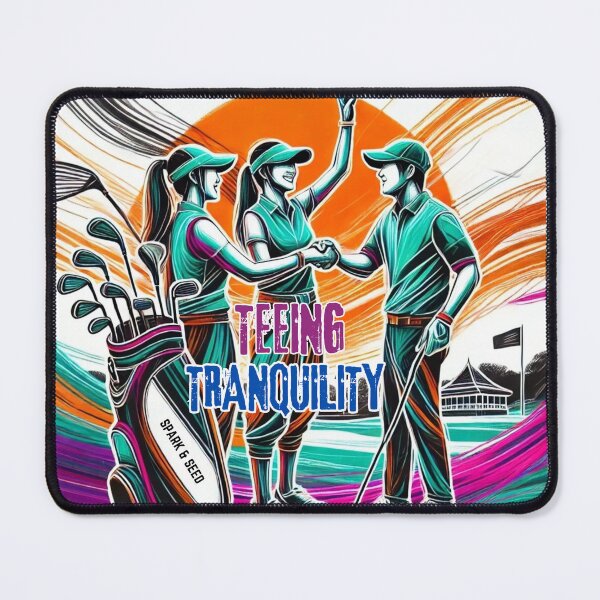Item preview, Teeing Tranquility - Golf Enthusiasts designed and sold by SparkandSeed.