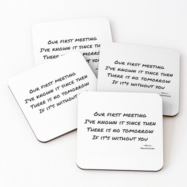 Item preview, Hello By Zerobaseone Lyrics designed and sold by ArtRaftPro.