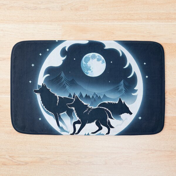 Item preview, Moonlit Wolf Spirit designed and sold by Indie-Chille.