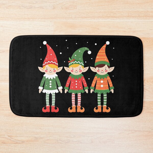 Item preview, Cute Christmas Elves Illustration - Holiday-Themed Design - Dwarfs designed and sold by tarzbol.