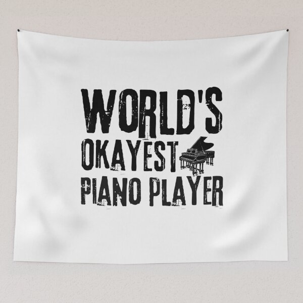 Item preview, World's Okayest piano Player designed and sold by belladesign7.
