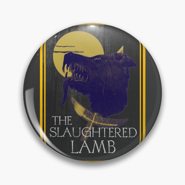 Item preview, The Slaughtered Lamb - Wood Effect Sign designed and sold by TheFiveFive.