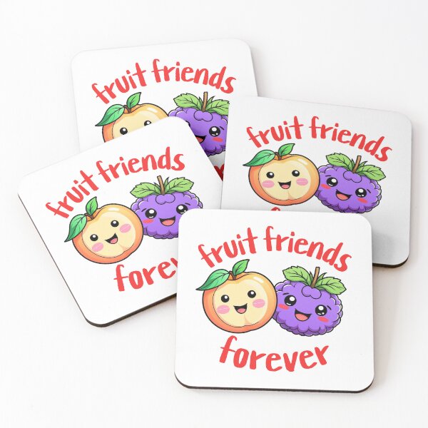 Item preview, Fruit friends forever, peach and raspberry designed and sold by shirttruck.