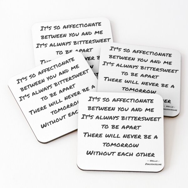 Item preview, Hello By Zerobaseone Lyrics designed and sold by ArtRaftPro.